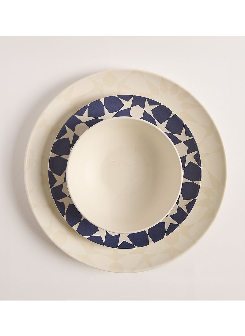 La Mesa 18 Pieces Porcelain Dinner Set Bahja Collection  - Image 3