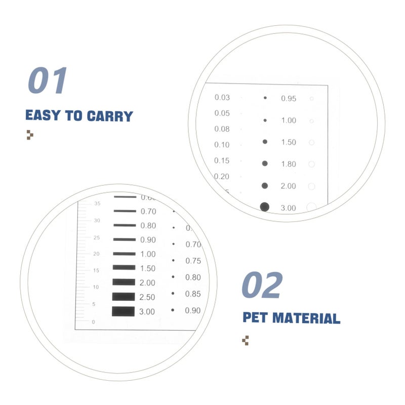 High Precision Flaw Detection Gauge Film Ruler For Quality Inspection Crack Scratch Measurement - Image 4