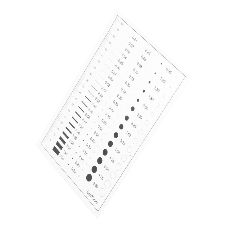 High Precision Flaw Detection Gauge Film Ruler For Quality Inspection Crack Scratch Measurement - Image 2