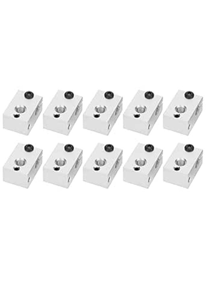 10Pcs Aluminum Heating Block PT100 Sensor for V6 3D Printer Heater Nozzle Accessories - Image 1