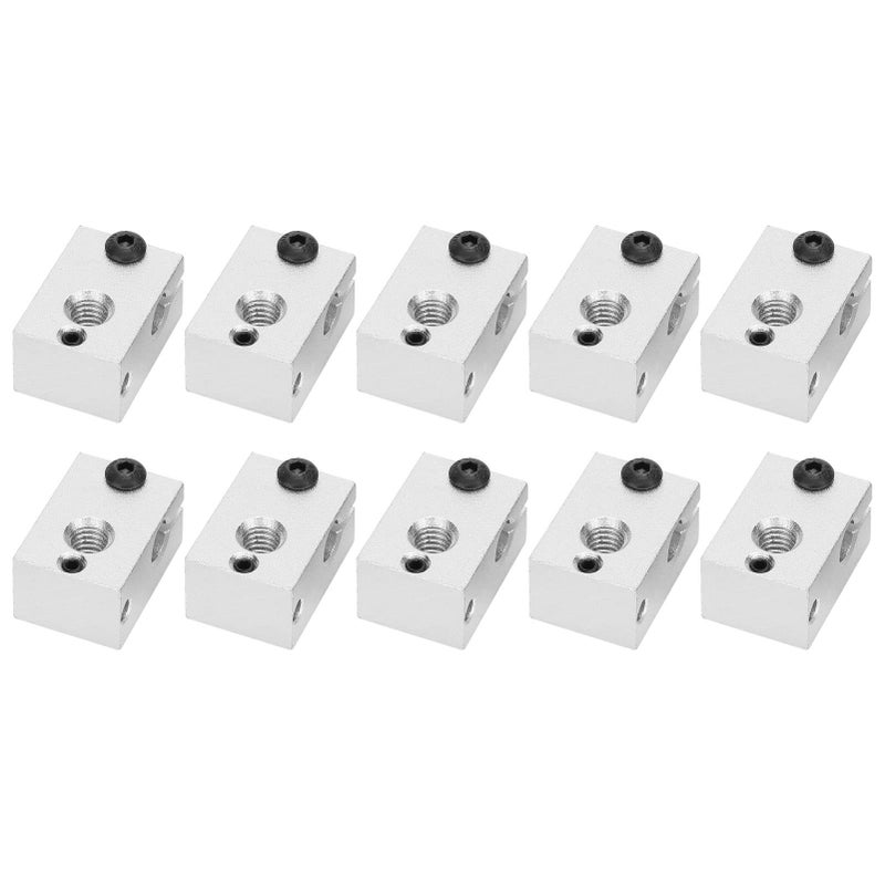 10Pcs Aluminum Heating Block PT100 Sensor for V6 3D Printer Heater Nozzle Accessories - Image 2