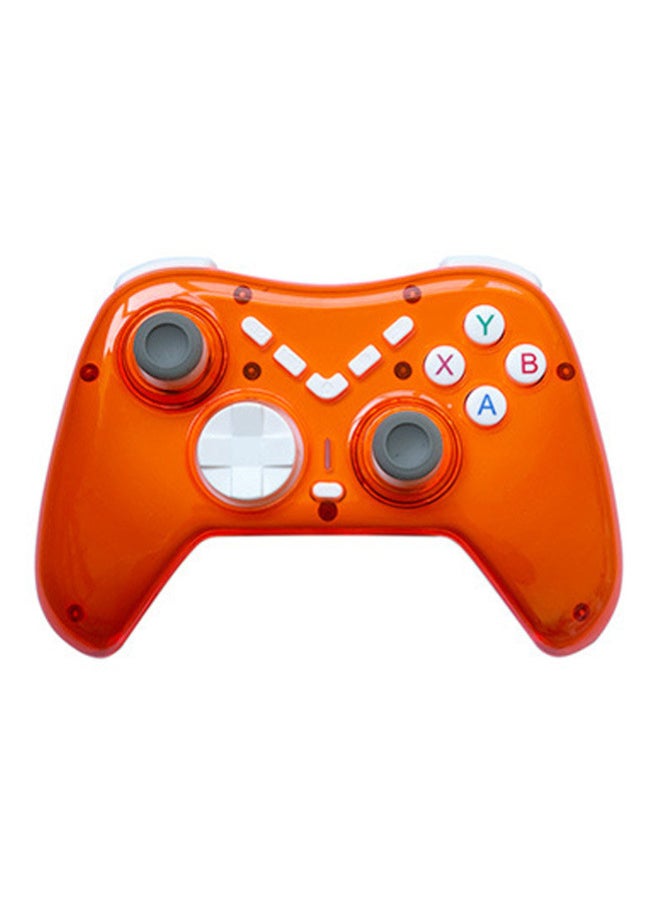 Generic X6 Wireless Bluetooth Game Handle Macro Programming Vibration SwitchP4 Android IOS Computer Steam Handle-Product Color:Orange Tape Packaging  - Image 1