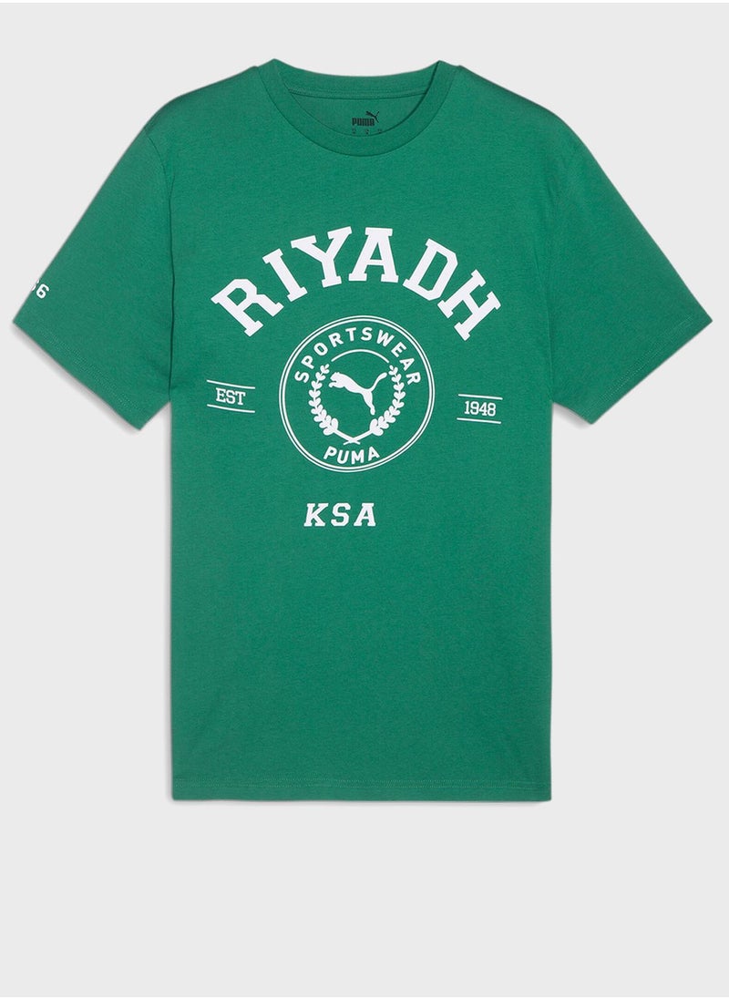 Riyadh City Logo T-Shirt - pzsku/Z2FDB24B0F194B019B350Z/45/_/1719850698/3ddeafe4-153a-4d50-bde5-ffc34b00d87e