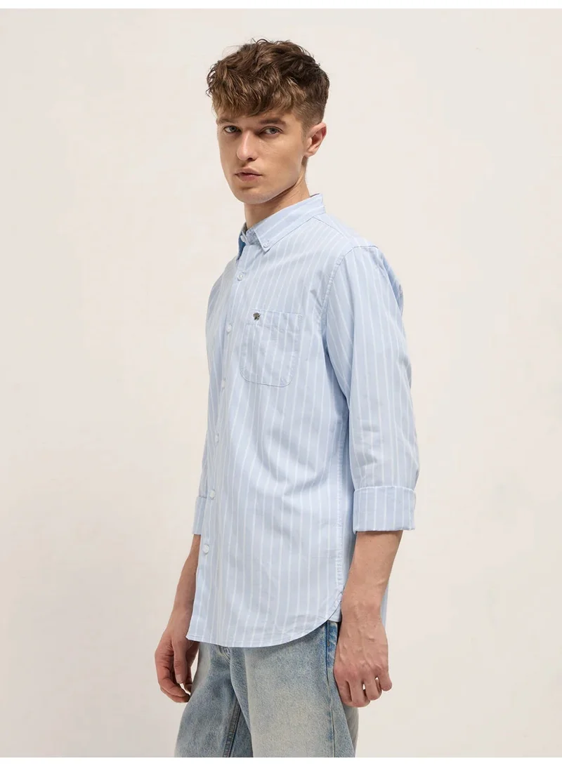 THE BEAR HOUSE  Men’s Long Sleeve Shirt – Classic, Comfortable and Stylish Essential for Work, Travel or Casual Outings for Men | Best Price UAE