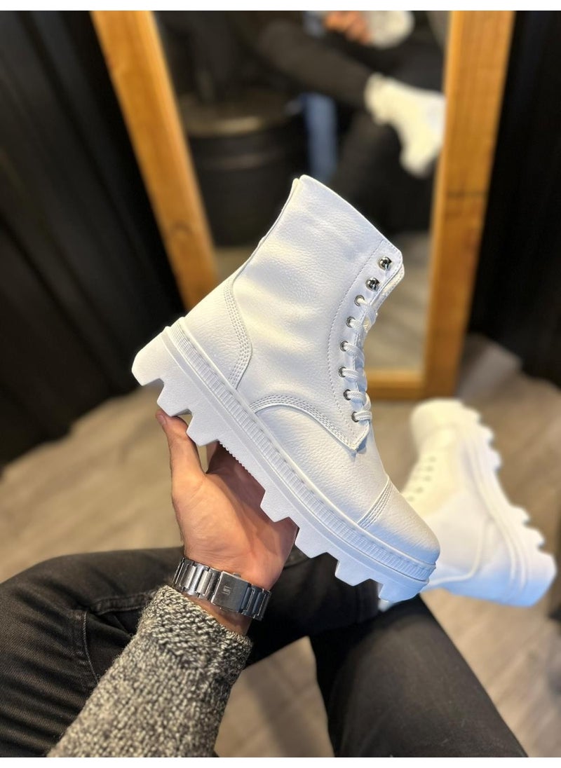 KnACK High Sole Shoes B-023 White 