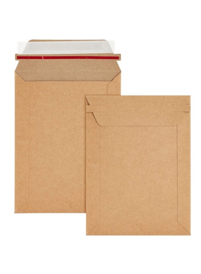 Juvale 100 Pack Rigid Mailers 6X8-450 Gsm Sturdy Self-Adhesive Kraft Paper Cardboard Envelopes For Mailing Photo, Documents, Gift Cards, Cds, Art Prints - Image 5