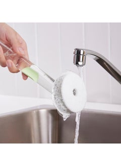 erorex 3-piece dish sponge set w dispenser, light green  - Image 5