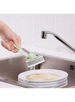 erorex 3-piece dish sponge set w dispenser, light green  - Image 3