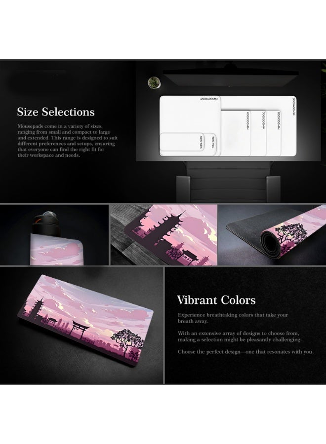 Large Gaming Mouse Pad 800x300 Stitched Edges Smooth Cloth Surface Non-Slip Rubber Base Waterproof Mousepad 3MM Thick - Image 4