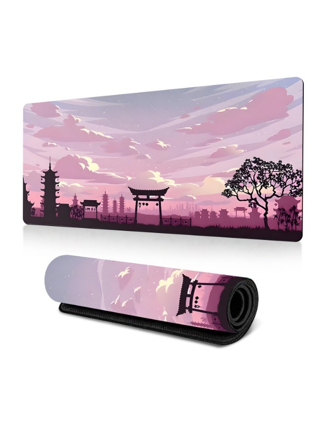 Large Gaming Mouse Pad 800x300 Stitched Edges Smooth Cloth Surface Non-Slip Rubber Base Waterproof Mousepad 3MM Thick - Image 5
