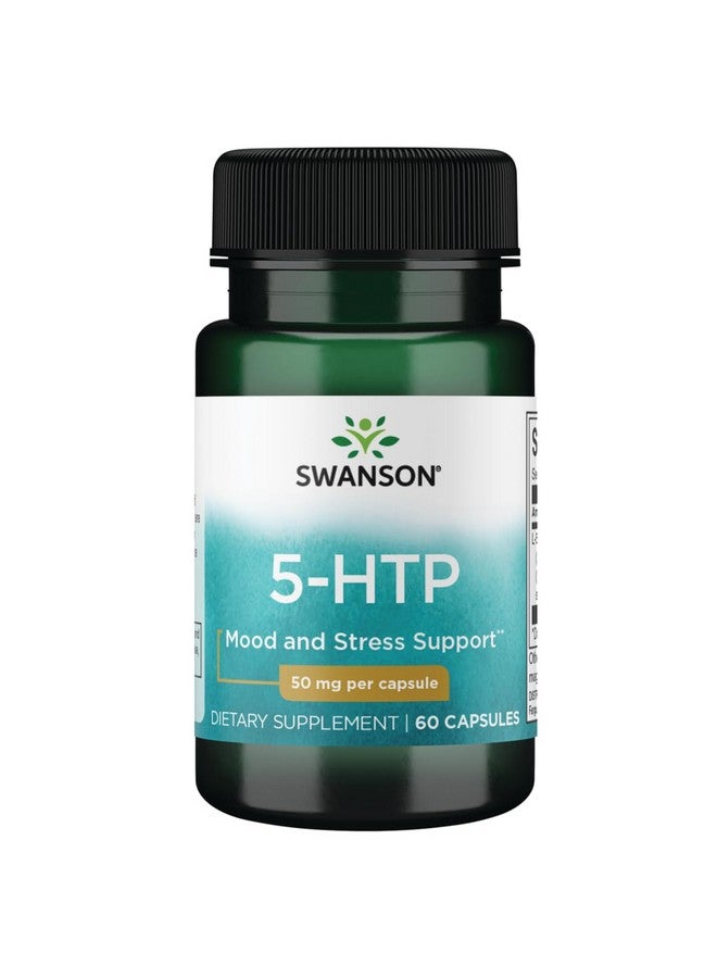 Swanson Premium Amino Acid 5-Htp - Extra Strength - 50 Milligrams 60 Capsules - Image 1