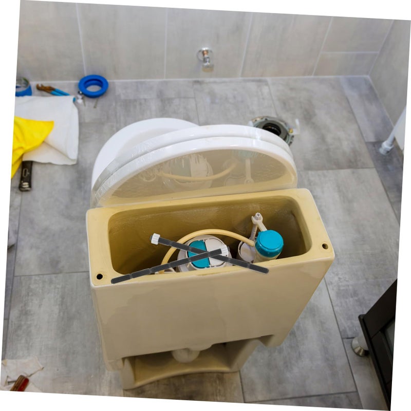 Toilet Flush Button Replacement Kit 10 Pieces Plastic Extended Push Rod Easy Installation - Image 5