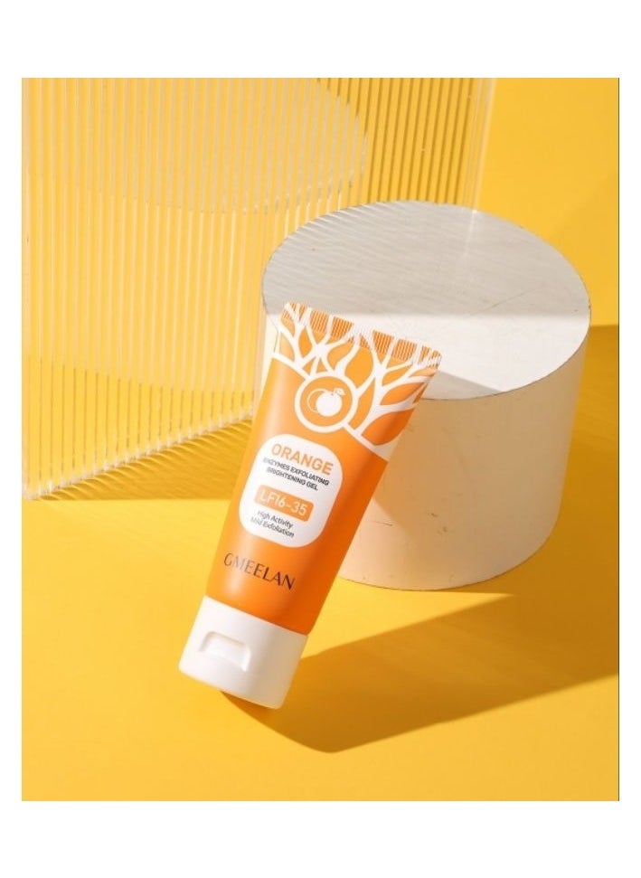 GMEELAN Share:   Favorit (13) Product Information Section GMEELAN ORANGE EXFOLIATING WHITENING GEL kemasan baru  - Image 1