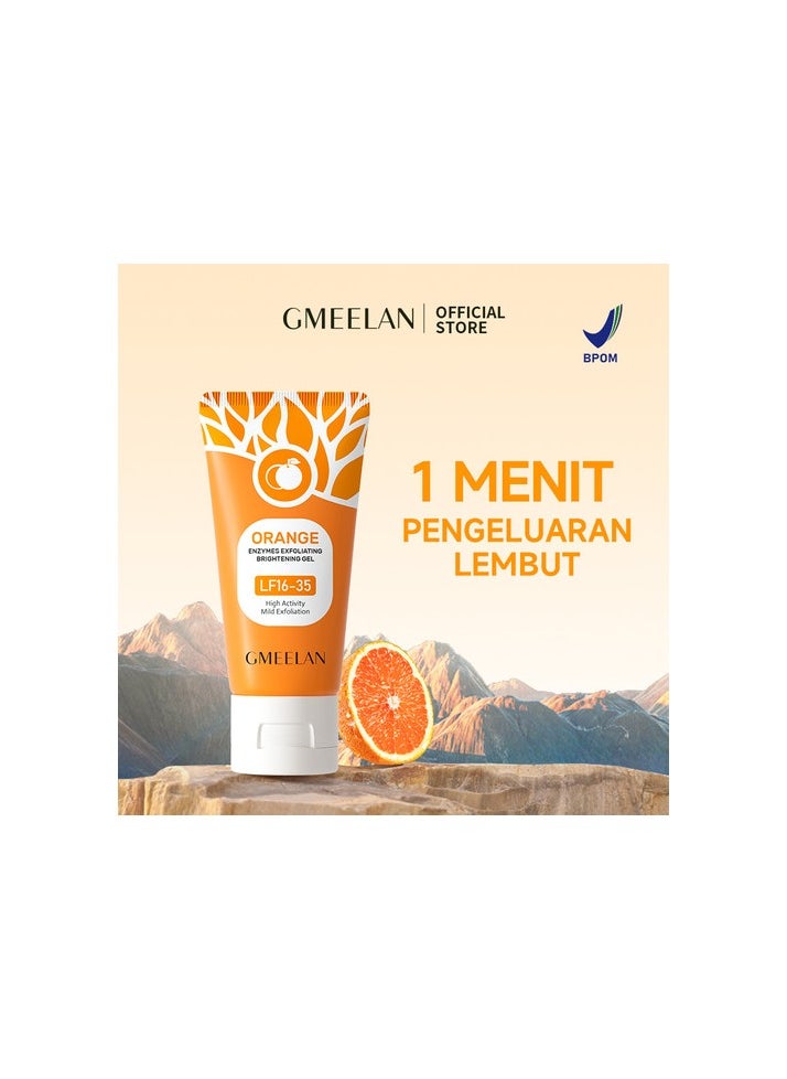 GMEELAN Share:   Favorit (13) Product Information Section GMEELAN ORANGE EXFOLIATING WHITENING GEL kemasan baru  - Image 2