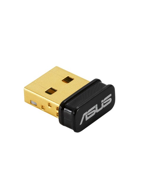 Asus USB-N10 Nano Adapter Wi-Fi Dongle WLAN 150 Mbit/s, USB 2.0, 150 Mbps Wi-Fi transmission rate, 2.4GHz Wi-Fi frequency band - Black