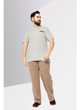 Plein Sport Men Sportswear Fit Short Sleeve Outdoor Polo, Grey  - Image 2