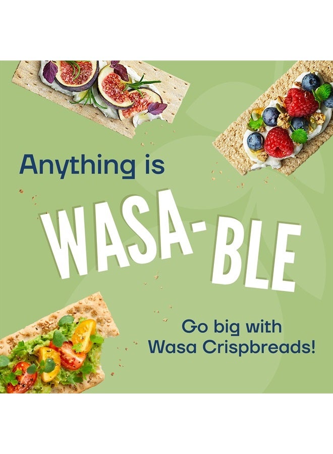 WASA Multi Grain Crispbread, 9.7 oz (Pack of 12), Multigrain Crackers, Non-GMO Ingredients, Fat Free - Image 5