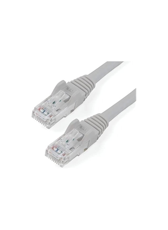 FUJISHKA CAT-6 Ethernet Cable – 10M – High-Speed LAN Network Cable – RJ45 Connector – White - Image 2
