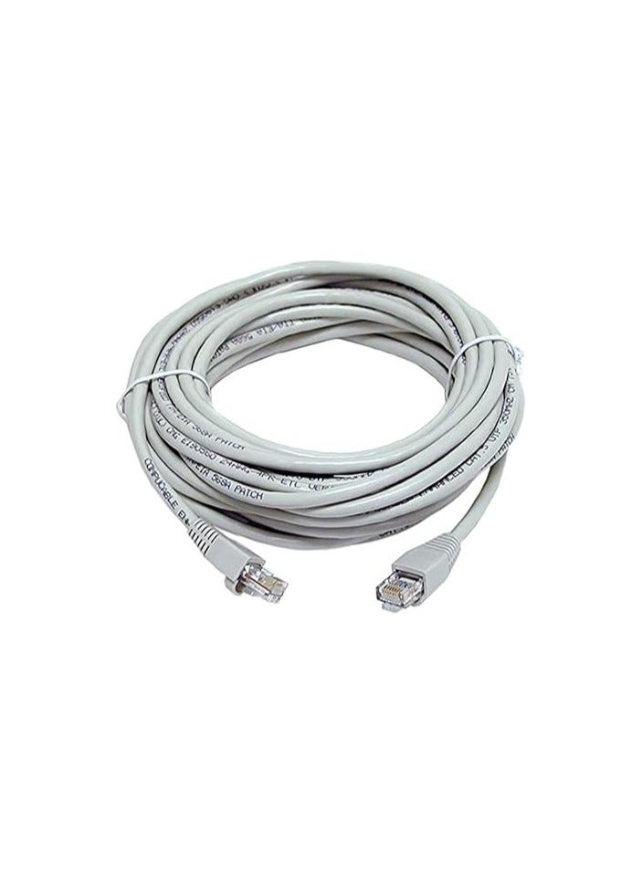 FUJISHKA CAT-6 Ethernet Cable – 10M – High-Speed LAN Network Cable – RJ45 Connector – White - Image 4