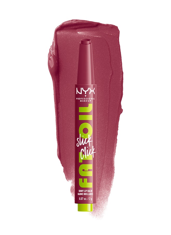 NYX PROFESSIONAL MAKEUP - Fat Oil Slick Click Shiny Lip Balm - That'S Major - Image 1