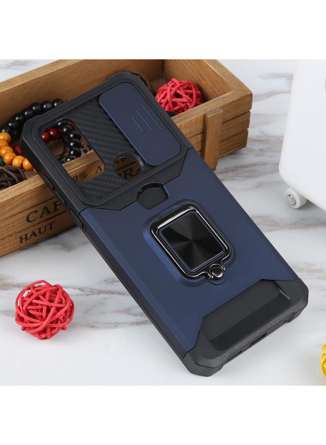 S-TOP Case For Motorola Moto G Play 2023 Camera Shield Card Slot Phone Case with Ring Holder - Image 2