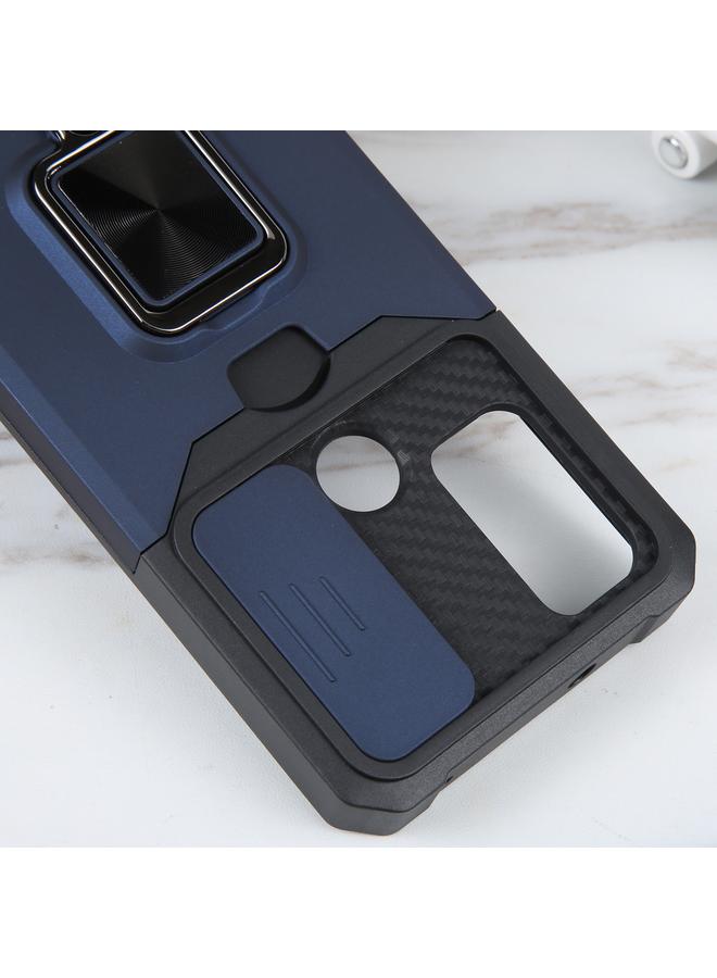 S-TOP Case For Motorola Moto G Play 2023 Camera Shield Card Slot Phone Case with Ring Holder - Image 4