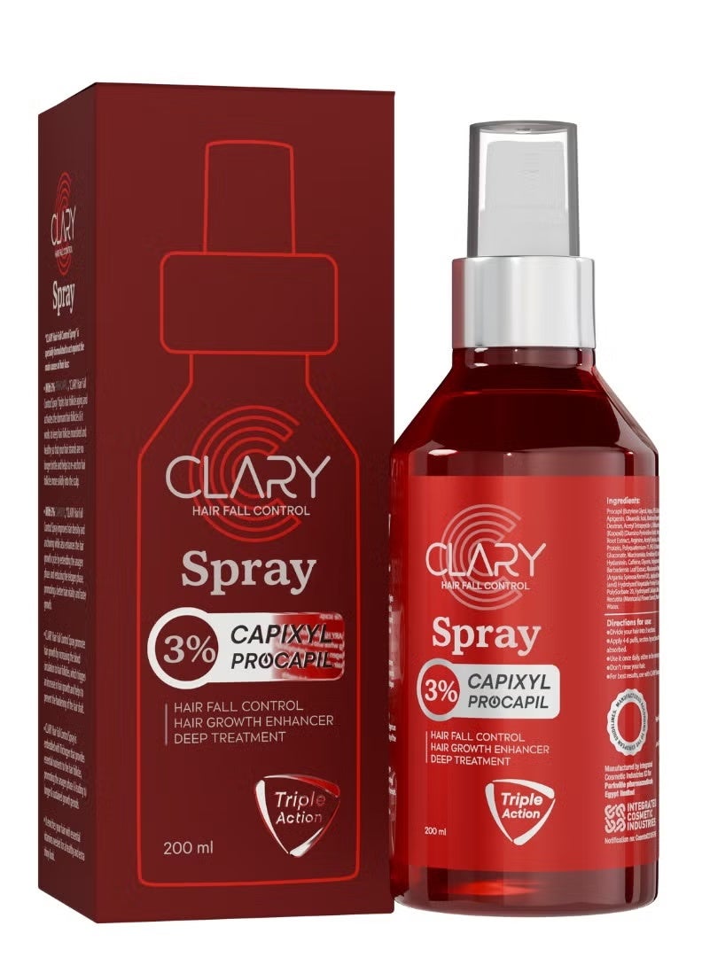 كلاري سبراي لتقليل تساقط الشعر 200 مل - Image 1