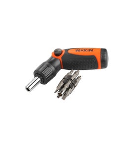 WOKIN Wokin Vaue Offer 14 In 1 Ratchet Screwdriver Orange Black 