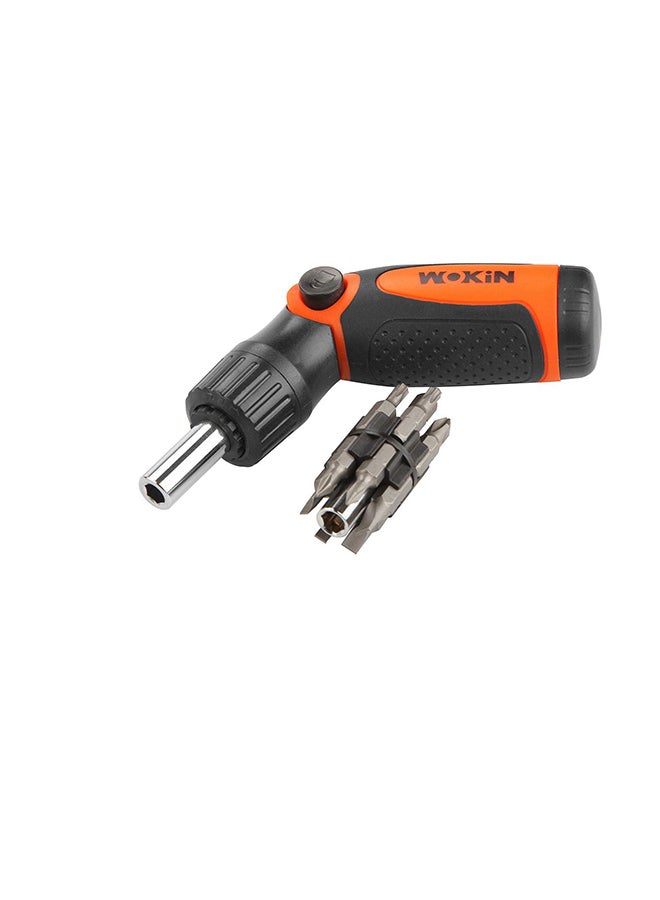 WOKIN عرض فريد 14 في 1 مفك براغي ربط برتقالي أسود