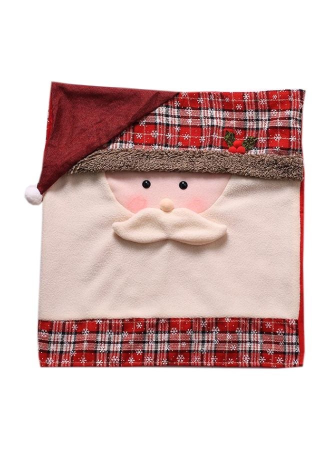 NIBEMINENT Decorative Design Chair Cover Red/Brown/Beige 48x50cm - Image 1