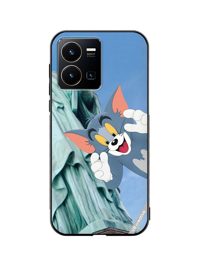 Protective Case Cover For Vivo Y35 Tom Design Multicolour