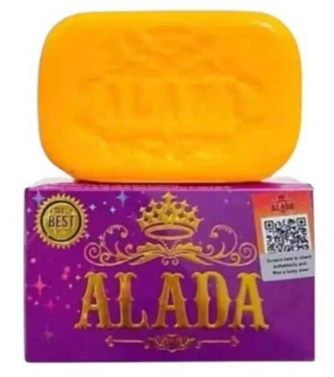 aladasoap Alada Soap 160gm – Whitening Face & Body Bar for Brightening Skin Tone, Reduces Dark Spots & Pigmentation | Daily Cleanse Soap for Face & Body - Image 1