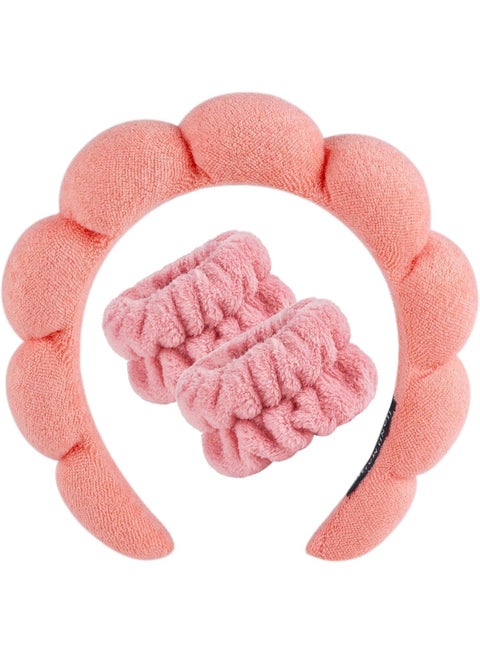 Serre-tête Spa Pour Femme - Lot De 2 Bandeaux En Microfibre Pour Le Visage Et Le Démaquillage