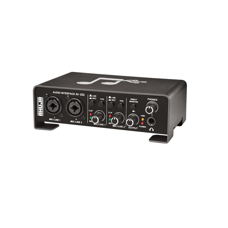 AHUJA AUDIO INTERFACE AI-202 (2 * 2 USB) - Image 2