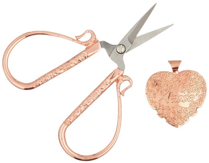 MADSCUSTACONY ROSE GOLD SCISSOR EMBROIDERY GIFT SET