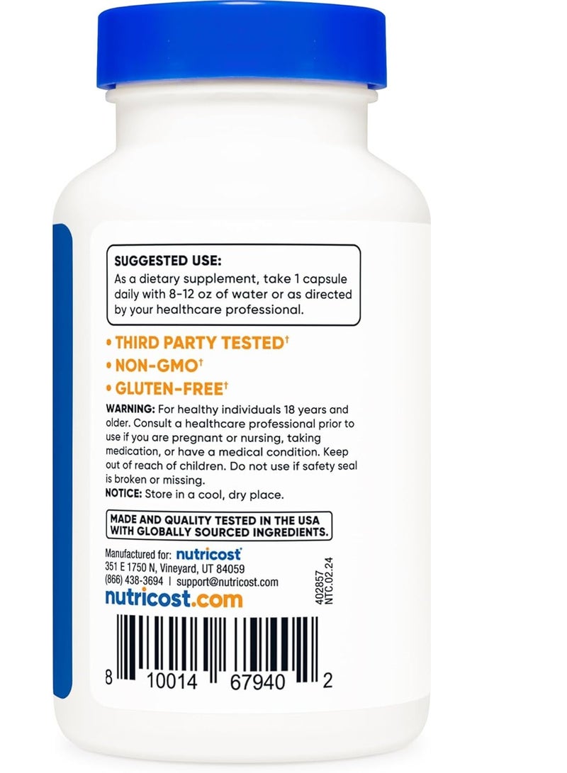 Lactobacillus Acidophilus 10 Billion CFU, 120 كبسولة نباتية، عبوة تكفي لمدة 4 أشهر قد تختلف - Image 4