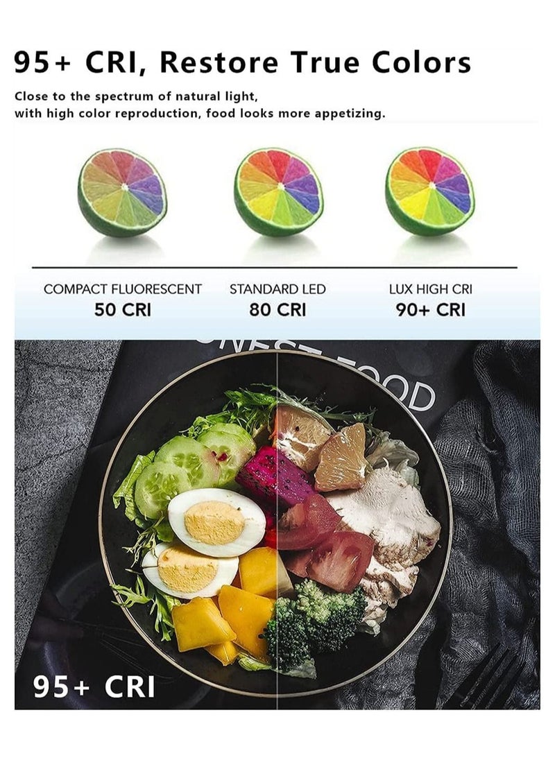 Y&D W140 RGB Video Light, Portable LED Camera Light Panel 0-360 Full Color, CRI95+ 2500K-9000K Dimmable 20 Lighting Effects, 3100mAH Rechargeable for Photography, Conference, TikTok  - Image 4