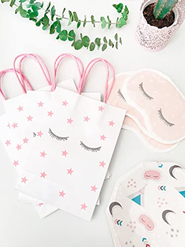 Pooka Sleepover Party Favor Bags for Girls Set of 8 Teepee Slumber Glamper Bags Slumber Party Goodie Bags Pajama Party Supplies - Image 5