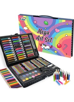 Mastela 120 Piece Deluxe Art Set, Art Supplies for Drawing, Painting and More 
