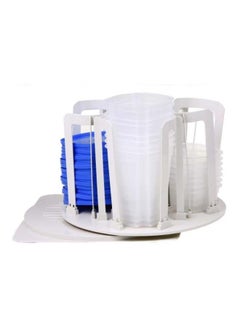 49-Piece Spin N Store Food Storage Set With Stacking System Blue