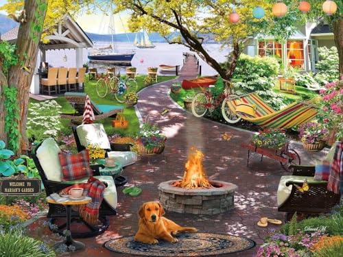 Ceaco David Maclean Marians Garden 500 Piece Jigsaw Puzzle 24 x 18 - Image 5