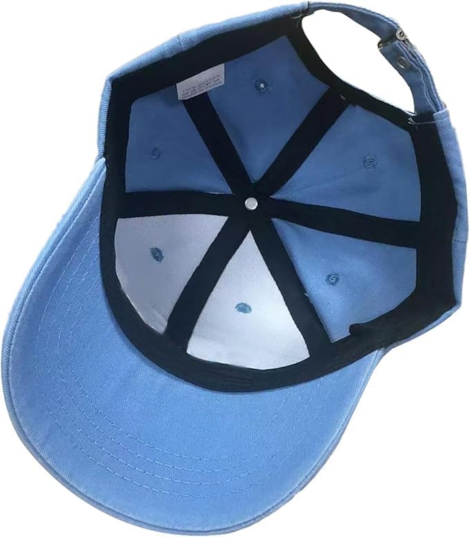 HZYH Kids Embroidered Baseball Hat, Adjustable Vintage Washed Cotton Cap for Boys and Girls Age 3-8, Casual Outdoor Sun Hat - Image 5