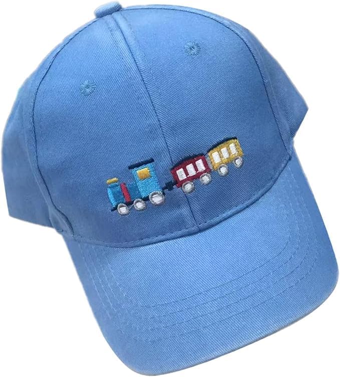 HZYH Kids Embroidered Baseball Hat, Adjustable Vintage Washed Cotton Cap for Boys and Girls Age 3-8, Casual Outdoor Sun Hat - Image 3