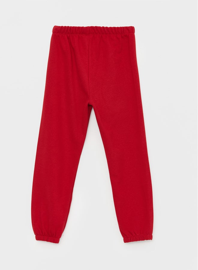 LC WAIKIKI Crew Neck Printed Baby Girl Sweatshirt and Pants  - Image 5