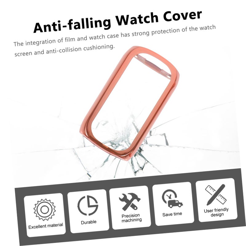 2PCS Clear TPU Full Coverage Screen Protector And Bumper Case For Watch - Image 4