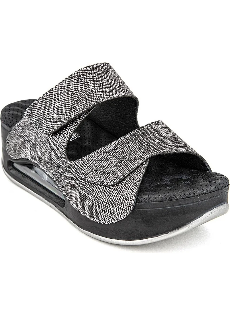 مويا Orthopedix Eos Air Max Based Velcro Smoked Women's Slippers 33202
