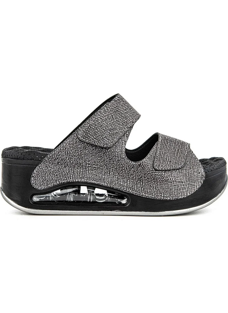 مويا Orthopedix Eos Air Max Based Velcro Smoked Women's Slippers 33202