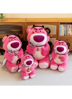 Generic Internet Celebrity Devil Chocolate Strawberry Bear Plush Doll Pillow Valentine's Day Pink Birthday Gift-Specifications:Chocolate Strawberry Bear-Color:40cm 0.75kg  - Image 4