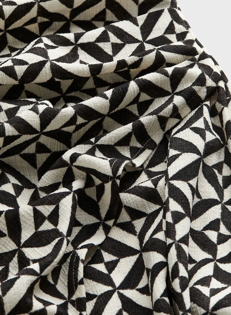 H&M Printed Mini Dress