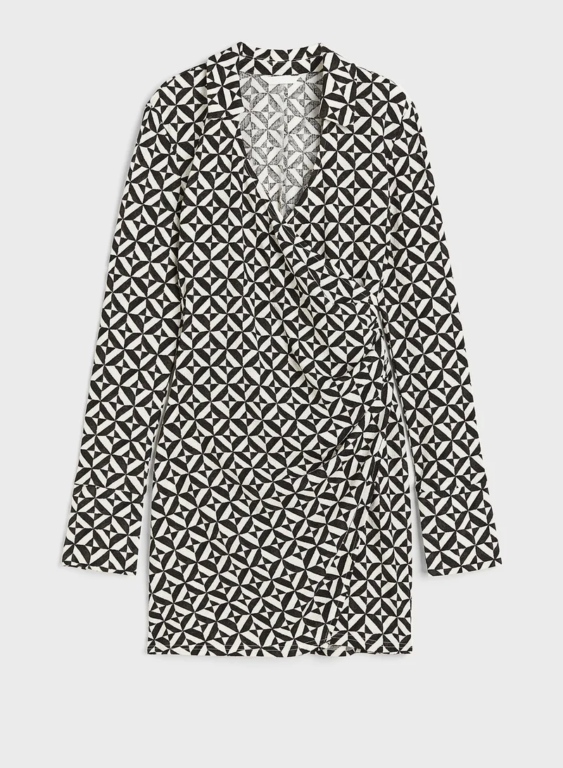 H&M Printed Mini Dress